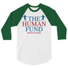 The Human Fund Money For People 3/4 Sleeve Shirt