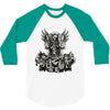 camisa de los muertos 3/4 Sleeve Shirt