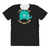 an elephant never cares All Over Women's T-shirt