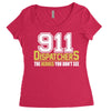 911 dispatcher heroes Women's Triblend Scoop T-shirt
