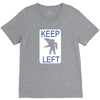 keep left shark V-Neck Tee