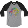 rainbow root 3/4 Sleeve Shirt
