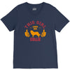 This Girl Loves Her Collie V-Neck Tee