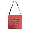 i don't do drugs tie dye Adjustable Strap Totes