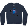 Space Astronot Crewneck Sweatshirt