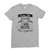 i love the world i will never stop exploring Ladies Fitted T-Shirt