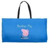 peppa pig brother pig Weekender Totes