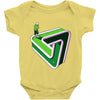 puzzled putter Baby Onesie