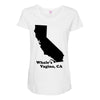 Whale's Vagina CA Maternity Scoop Neck T-shirt