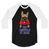 the snuggle is real 3/4 Sleeve Shirt