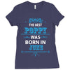 The Best Poppy Was Born In June Ladies Fitted T-Shirt