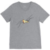 Creation of Adam Pizza V-Neck Tee