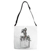 pocket koala bears Adjustable Strap Totes