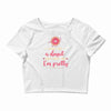 feed me a donut Crop Top