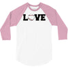 love baseball 3/4 Sleeve Shirt