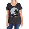Catzilla Ladies Curvy T-Shirt