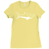 hai haie selachii shark der wei&szlig;e hai jaws neu Ladies Fitted T-Shirt