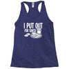 i put out for santa claus Racerback Tank