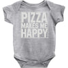 pizza makes me happy Baby Onesie