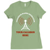 amateur ham radio callsign antenna Ladies Fitted T-Shirt