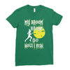 halloween runner Ladies Fitted T-Shirt