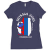 Russia national team youth 2018 fifa world cup Ladies Fitted T-Shirt