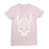 viking skull Ladies Fitted T-Shirt