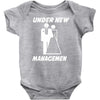 under new management funny Baby Onesie