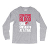 donating blood one mosquito funny Long Sleeve Shirts