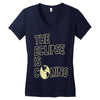 the eclipse is coming Women's V-Neck T-Shirt