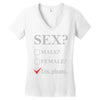 Sex Yes Please Women's V-Neck T-Shirt
