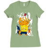 paint it, green Ladies Fitted T-Shirt