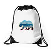 wild bear Drawstring Bags