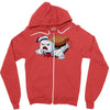 ghostly s'more Zipper Hoodie