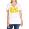 gone squatchin Ladies Curvy T-Shirt