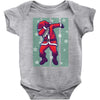 santa claus dabbing Baby Bodysuit