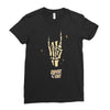 Rock On Ladies Fitted T-Shirt