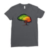 time leaves Ladies Fitted T-Shirt