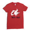 witch halloween fancy Ladies Fitted T-Shirt