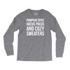 pumpkin spice hocus pocus and cozy sweaters Long Sleeve Shirts