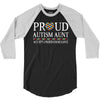 proud autism aunt 3/4 Sleeve Shirt