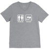 drifting   problem solved mens funny V-Neck Tee