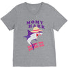 Mommy Shark -Shark Do Do Do V-Neck Tee