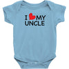 I Love My Uncle Baby Bodysuit