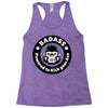 badass bad angry primate Racerback Tank