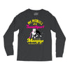 my pitbull is a sweetheart Long Sleeve Shirts