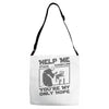 help me stack overflow youre myo nly hope Adjustable Strap Totes