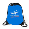 all you need is flight ticket Drawstring Bags