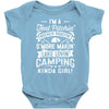 love camping!!! Baby Bodysuit