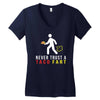i never trust taco fart Women's V-Neck T-Shirt